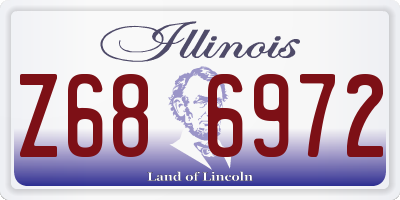 IL license plate Z686972