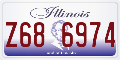 IL license plate Z686974