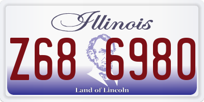 IL license plate Z686980