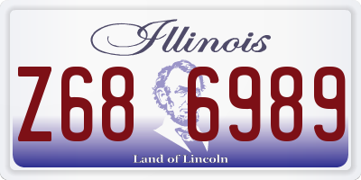IL license plate Z686989