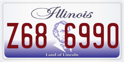 IL license plate Z686990