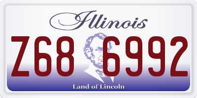 IL license plate Z686992