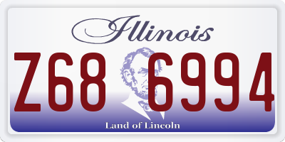 IL license plate Z686994