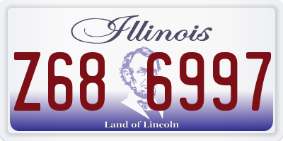 IL license plate Z686997