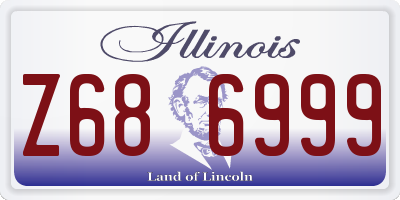 IL license plate Z686999