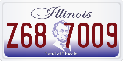 IL license plate Z687009