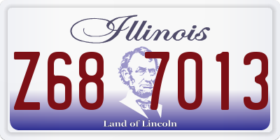 IL license plate Z687013