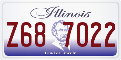 IL license plate Z687022