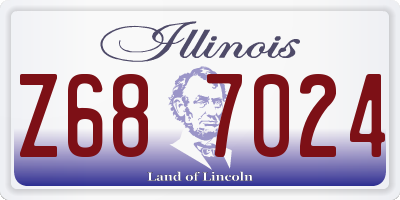 IL license plate Z687024