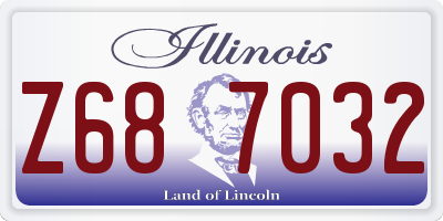IL license plate Z687032