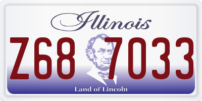 IL license plate Z687033