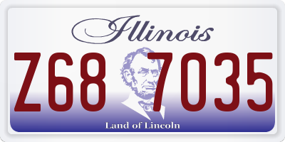 IL license plate Z687035