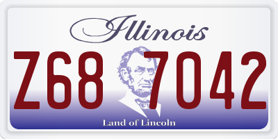 IL license plate Z687042
