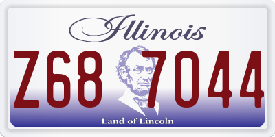 IL license plate Z687044