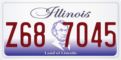 IL license plate Z687045
