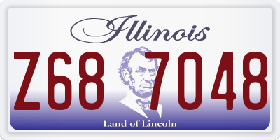 IL license plate Z687048