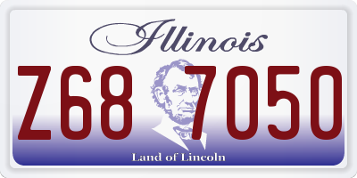 IL license plate Z687050