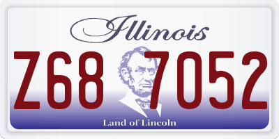 IL license plate Z687052