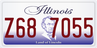 IL license plate Z687055