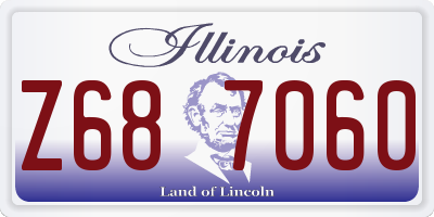 IL license plate Z687060