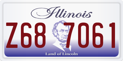 IL license plate Z687061