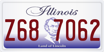 IL license plate Z687062