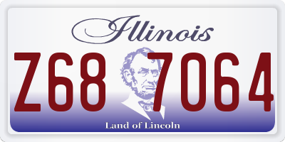 IL license plate Z687064