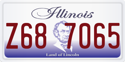 IL license plate Z687065