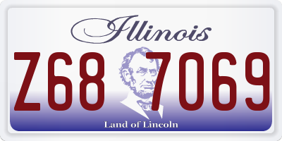 IL license plate Z687069