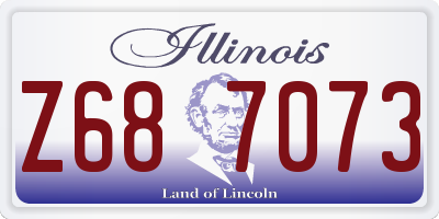 IL license plate Z687073