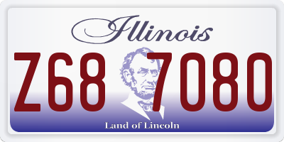 IL license plate Z687080