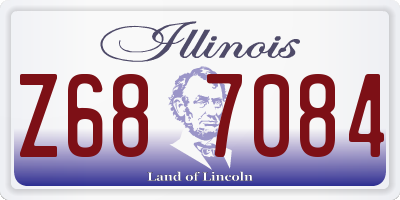 IL license plate Z687084
