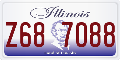 IL license plate Z687088