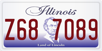 IL license plate Z687089