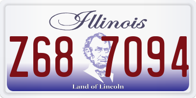 IL license plate Z687094