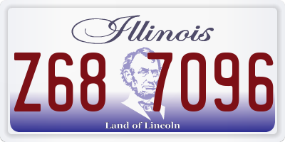 IL license plate Z687096