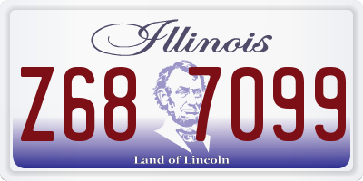 IL license plate Z687099