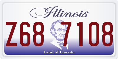 IL license plate Z687108
