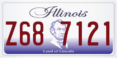 IL license plate Z687121