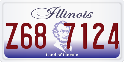 IL license plate Z687124