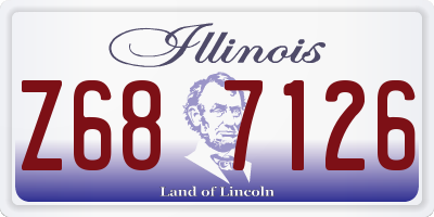 IL license plate Z687126