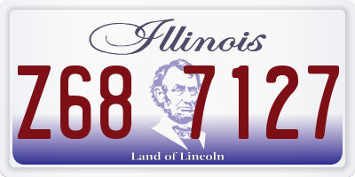 IL license plate Z687127