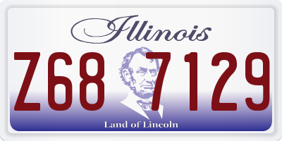 IL license plate Z687129