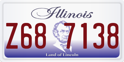 IL license plate Z687138