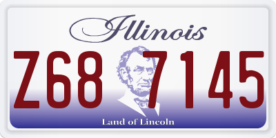 IL license plate Z687145
