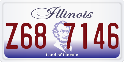 IL license plate Z687146
