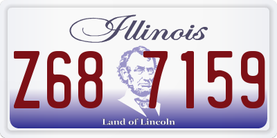 IL license plate Z687159