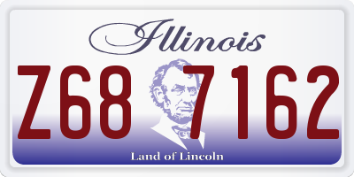 IL license plate Z687162
