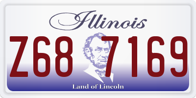 IL license plate Z687169