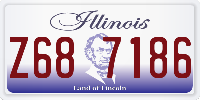 IL license plate Z687186